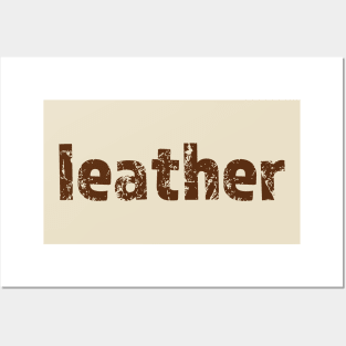 leather Posters and Art